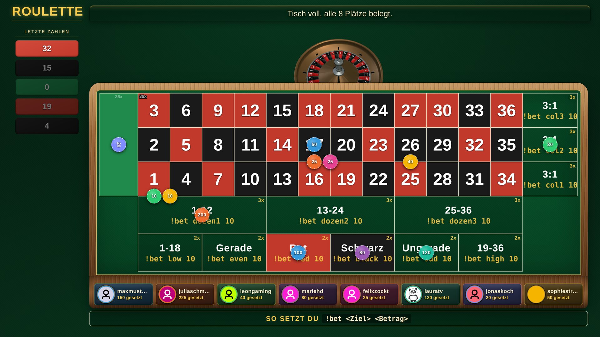 Roulette Screenshot 2
